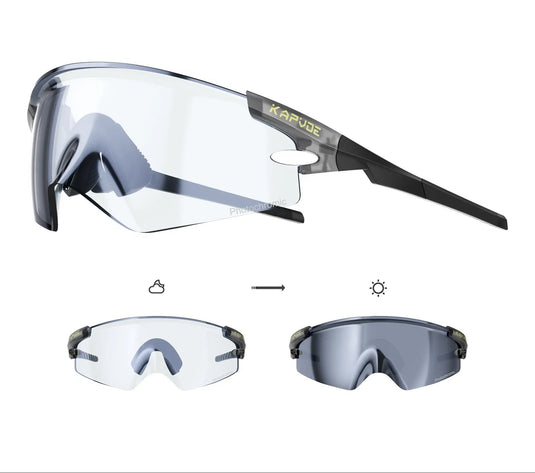Kapvoe K410 Oversized Frameless Monolithic Sunglasses Kapvoe MADOVERBIKING