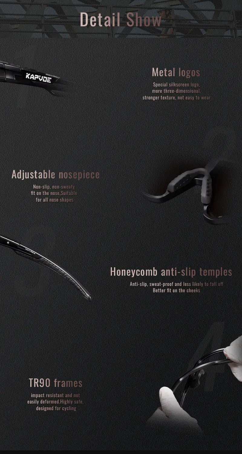 Load image into Gallery viewer, Kapvoe K76 J77 Photochromic Glasses Kapvoe MADOVERBIKING