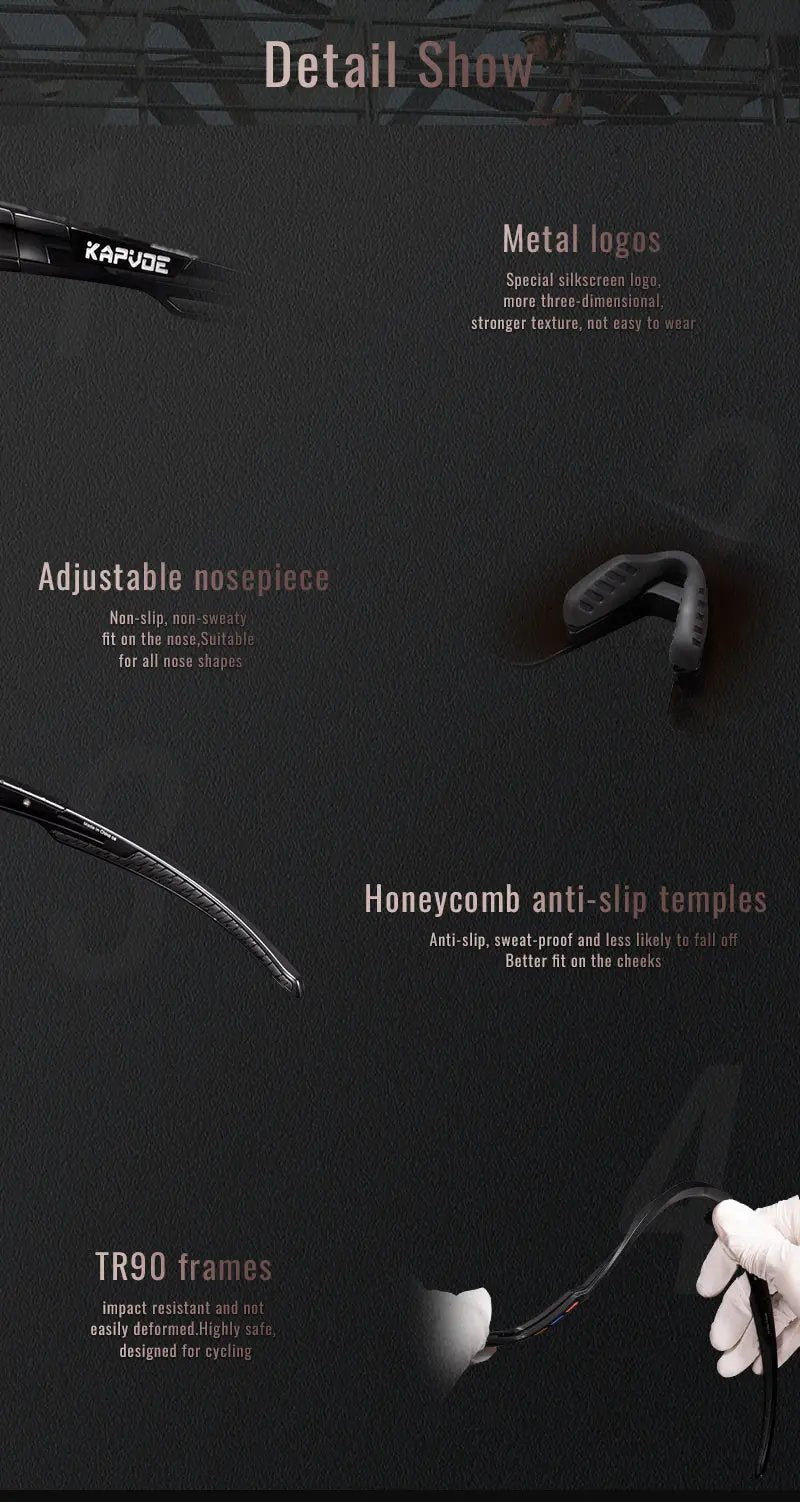 Load image into Gallery viewer, Kapvoe K75 Photochromic Sunglasses Kapvoe MADOVERBIKING