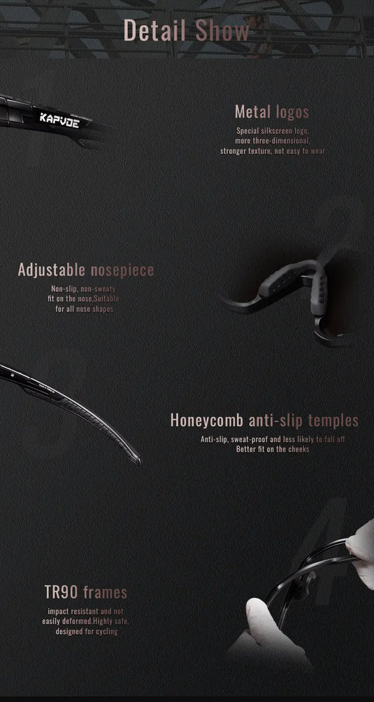K76 Colour Changing PhotoChromic Sunglasses KAPVOE MADOVERBIKING