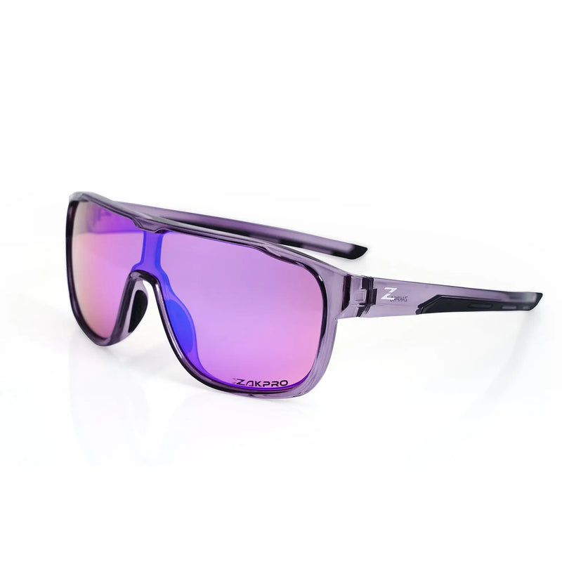 Load image into Gallery viewer, ZAKPRO SUNGLASSES | V-GLINT - TR90, UV400 PROTECTION, OLEOPHOBIC COATING (PURPLE)