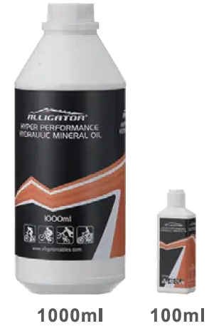 HYDRAULIC DISC BRAKE MINERAL OIL - MADOVERBIKING -  ALLIGATOR