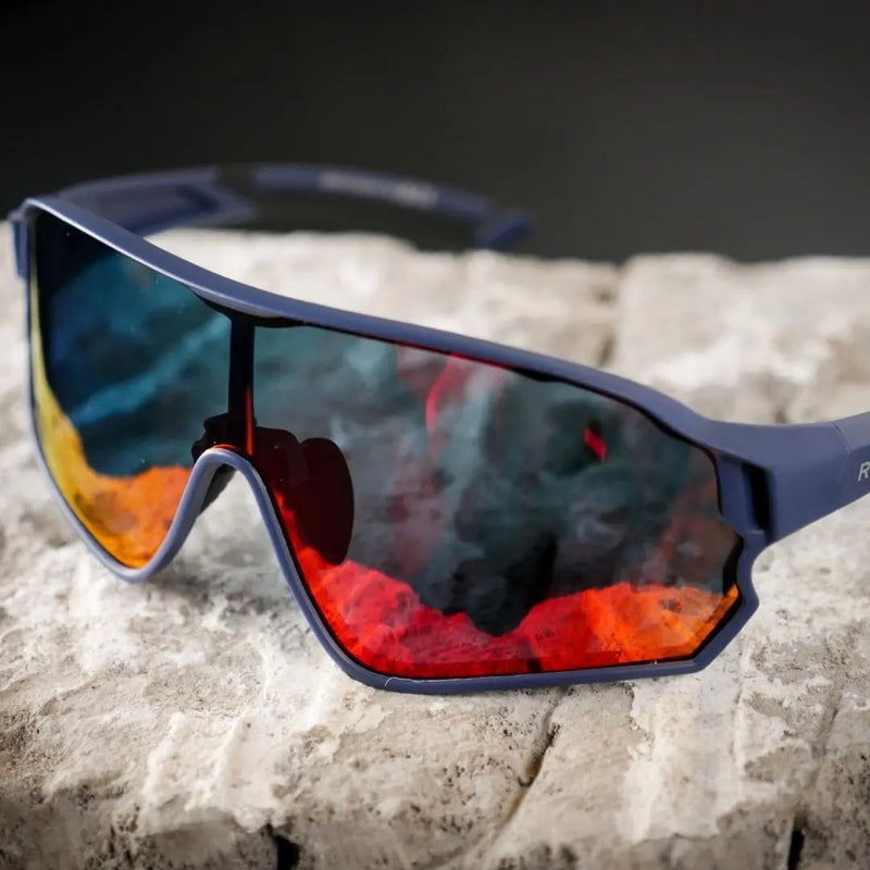 Load image into Gallery viewer, Sunglasses | Polarized Glasses - Myopia Compatible (Blue/Red) ROCKBROS MADOVERBIKING