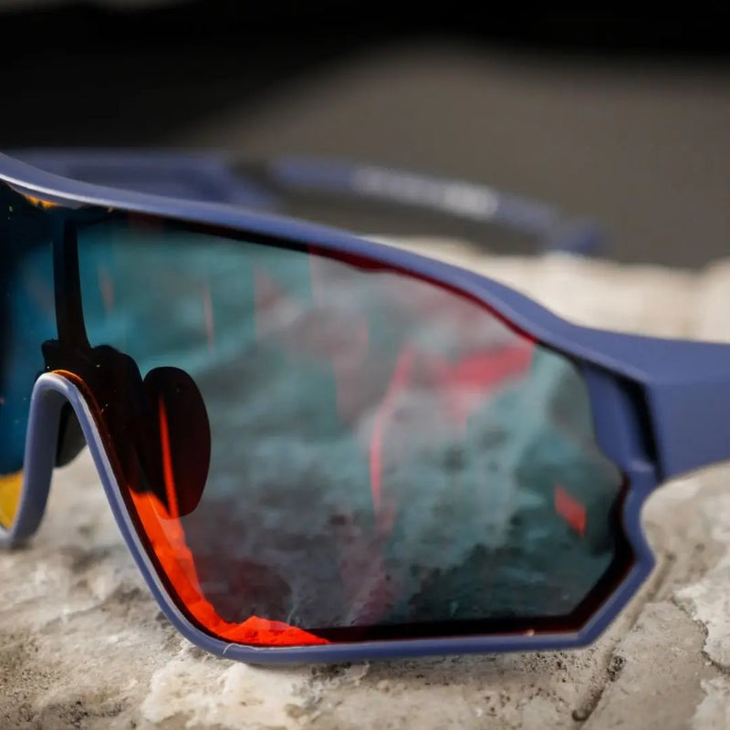 Load image into Gallery viewer, Sunglasses | Polarized Glasses - Myopia Compatible (Blue/Red) ROCKBROS MADOVERBIKING