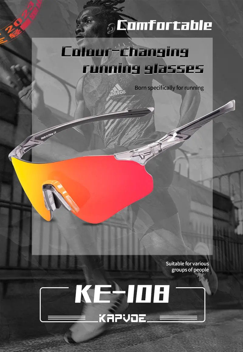 Load image into Gallery viewer, Kapvoe K108 Photochromic Sunglasses Kapvoe MADOVERBIKING