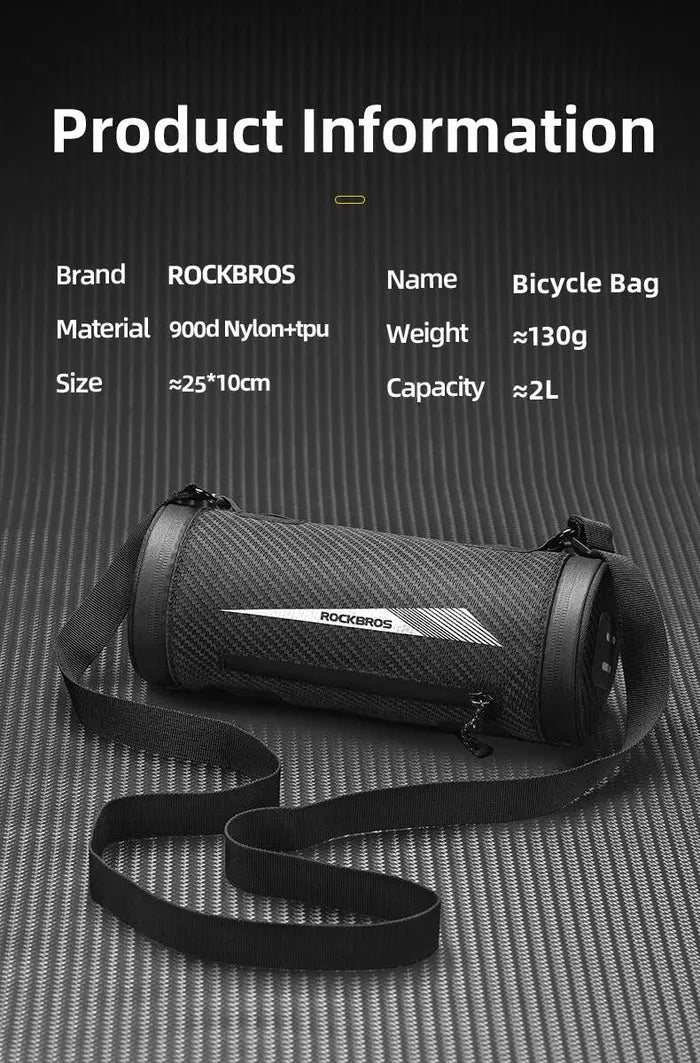 Load image into Gallery viewer, Handlebar Bag | Multipurpose Bag (2L) with Handlebar/Saddle/Shoulder Straps ROCKBROS MADOVERBIKING