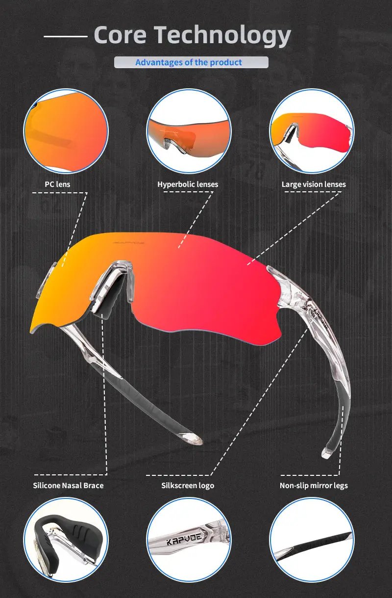 Load image into Gallery viewer, Kapvoe K1129 Photochromic Sunglasses Kapvoe MADOVERBIKING
