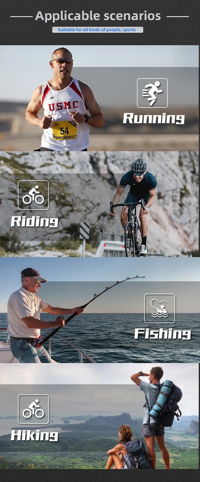 Load image into Gallery viewer, Kapvoe K1129 Photochromic Sunglasses Kapvoe MADOVERBIKING