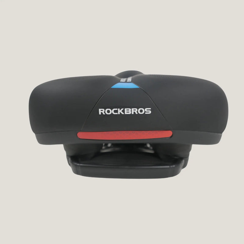 Load image into Gallery viewer, Bicycle Saddle | Recovery Zone Comfort Saddle (Blacl/Blue) ROCKBROS MADOVERBIKING