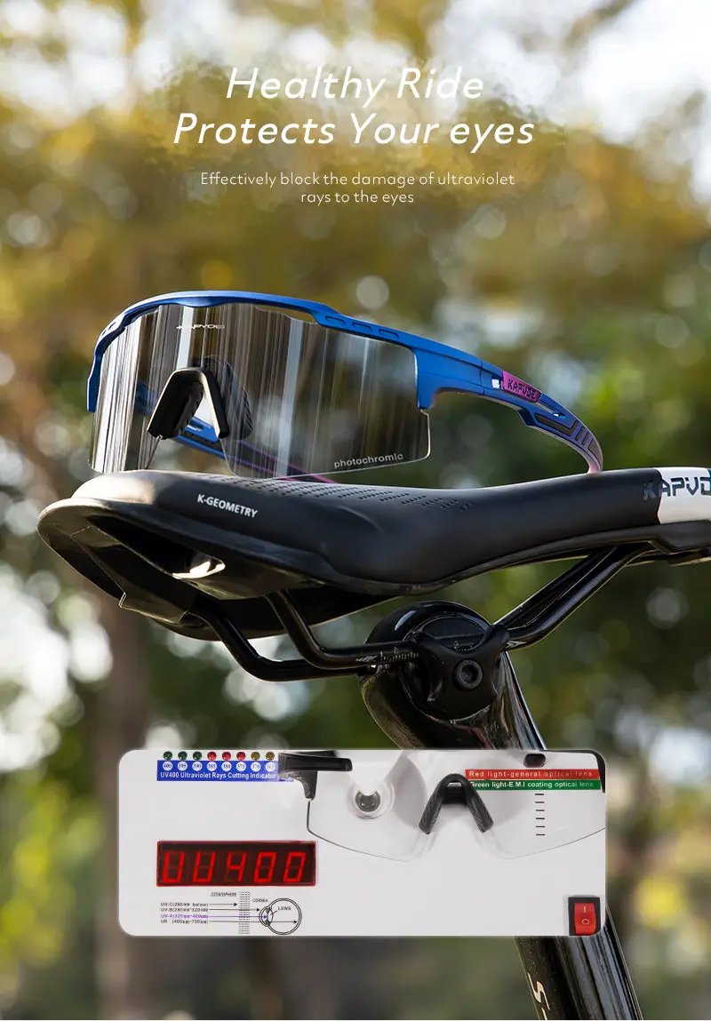 Load image into Gallery viewer, Kapvoe K75 Colour Changing PhotoChromic Sunglasses Kapvoe MADOVERBIKING
