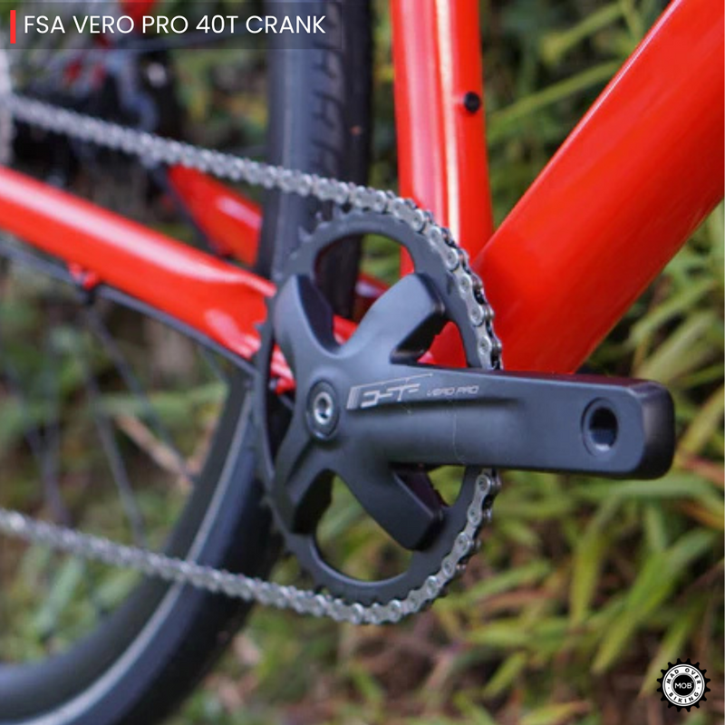 Load image into Gallery viewer, Alpenchallenge AL FOUR - Shimano Deore 11 Speed Hybrid Bike (Red/Black) - MADOVERBIKING - BMC