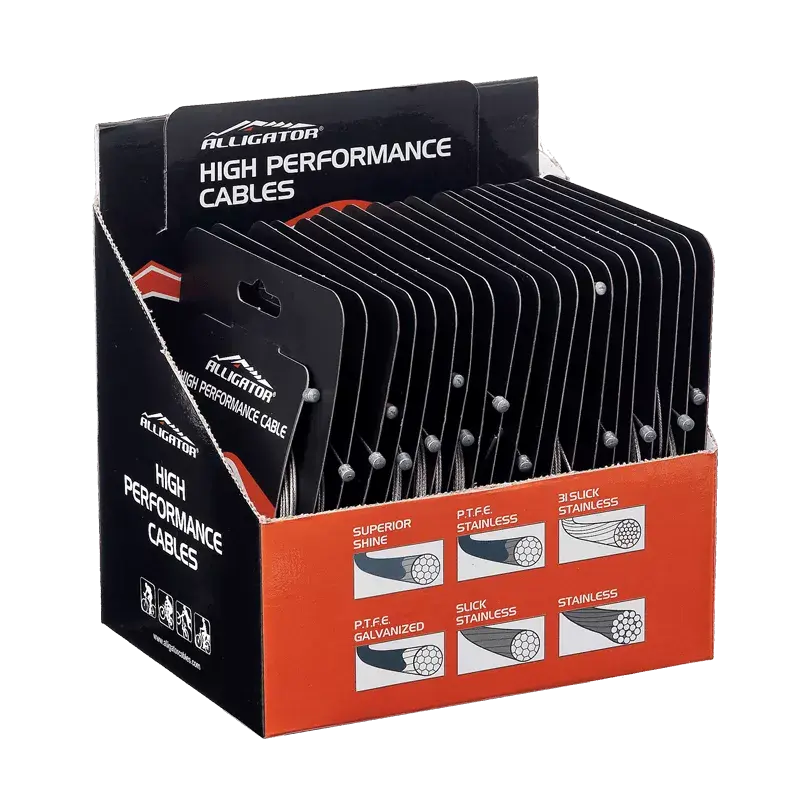 Load image into Gallery viewer, GEAR INNER CABLE FOR SRAM/SHIMANO | GALVANIZED | BOX - 100PCS - MADOVERBIKING -  ALLIGATOR