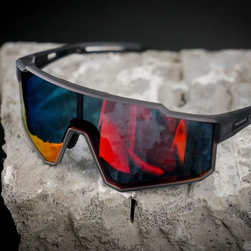 Load image into Gallery viewer, Sunglasses | Polarized Glasses - Myopia Compatible (Grey/Orange) ROCKBROS MADOVERBIKING