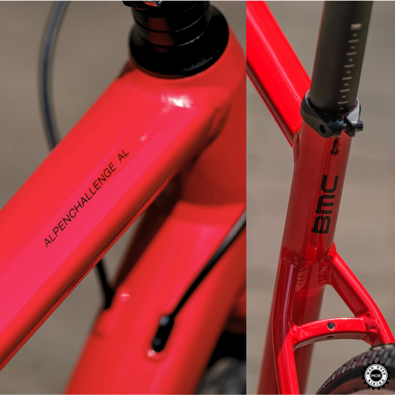 Load image into Gallery viewer, Alpenchallenge AL FOUR - Shimano Deore 11 Speed Hybrid Bike (Red/Black) - MADOVERBIKING - BMC