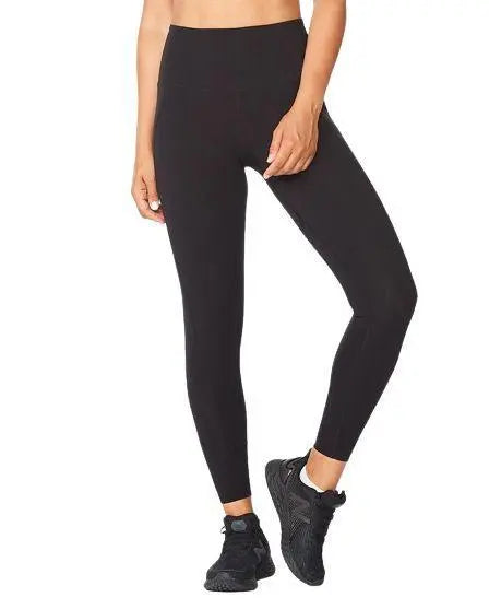 Load image into Gallery viewer, 2XU Women Fitness Hi-Rise Compression Tights-Black/ Black Reflective