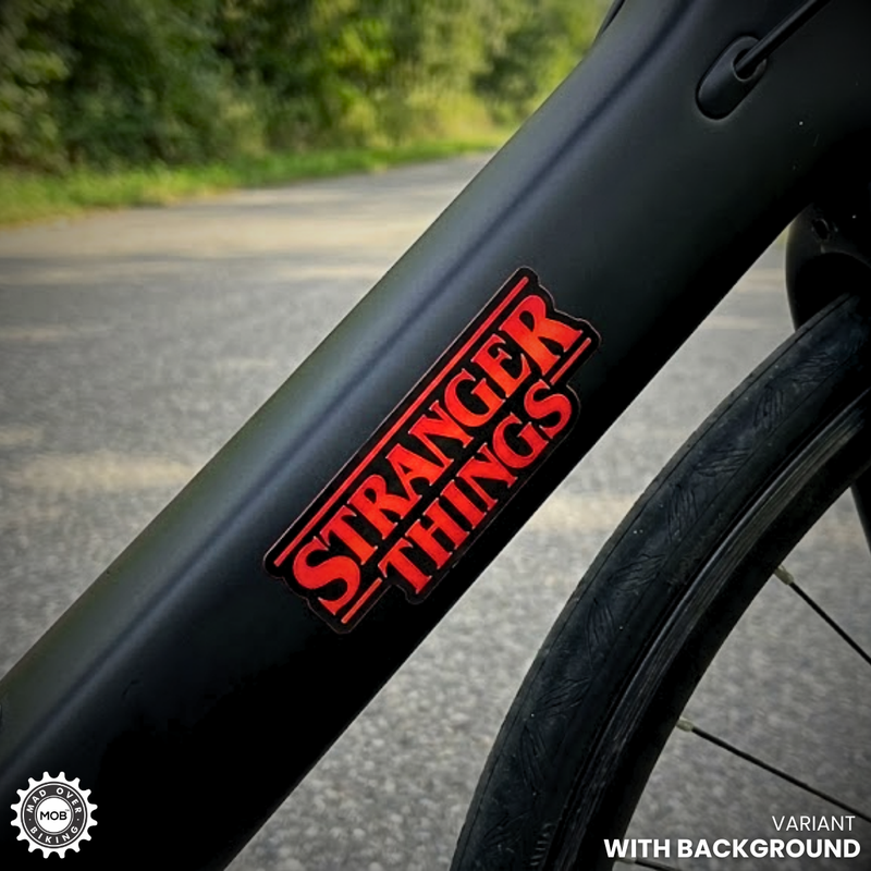 Load image into Gallery viewer, Stranger Things Vinyl Based Sticker (Set of 2) - Waterproof, Red MADOVERBIKING MADOVERBIKING