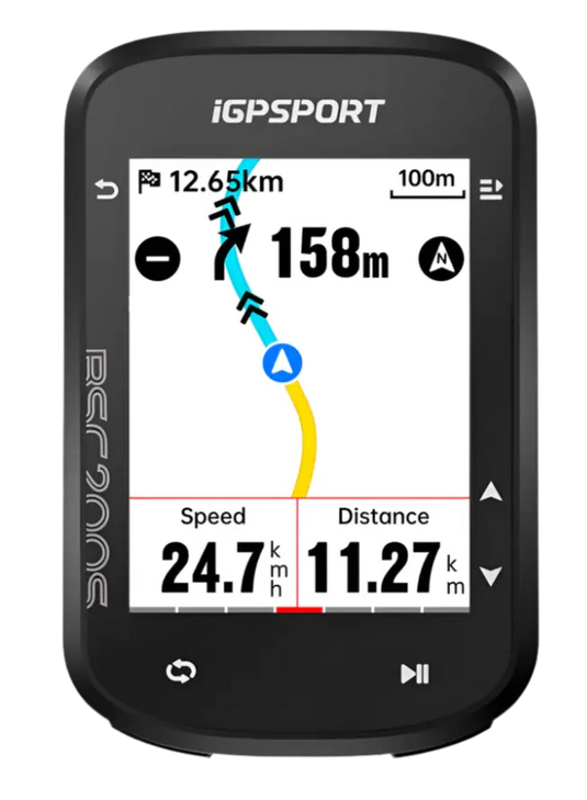 GPS Bike Computer - BSC200S | Type-C, 25H Battery, Power Meter, Di2 and Navigation Support - MADOVERBIKING -  iGPSPORT