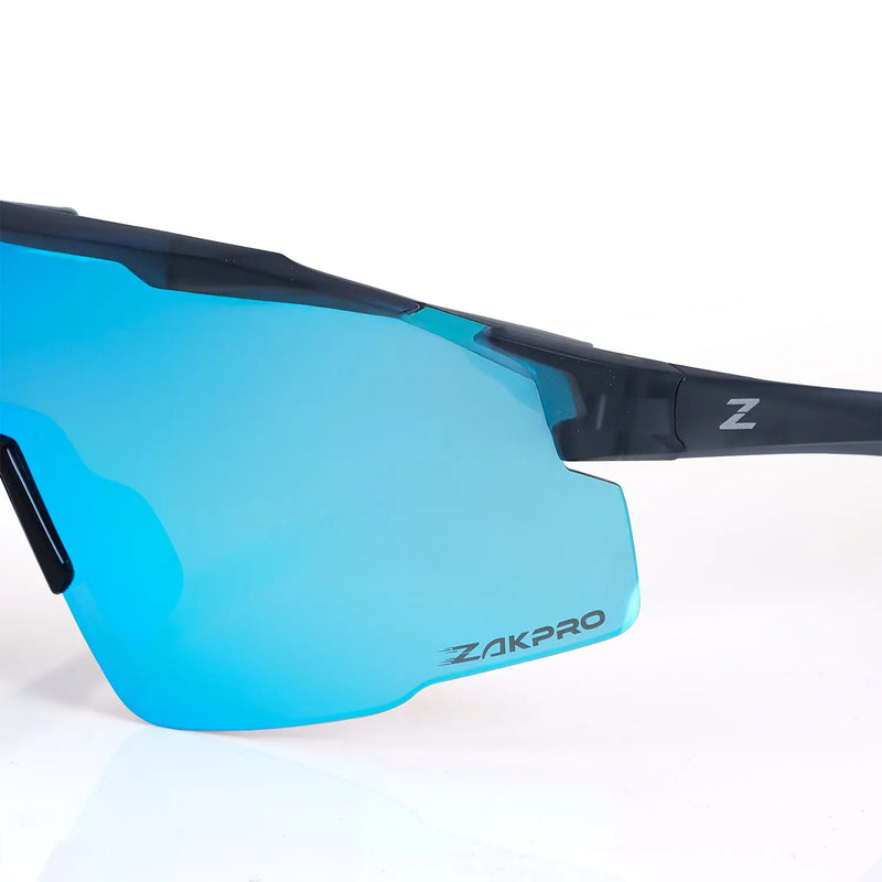 Load image into Gallery viewer, ZAKPRO SUNGLASSES | SKYTRIX-B - TR90, UV400 PROTECTION, ANTI-FOG, MULTIPLE LENSES (GREY)