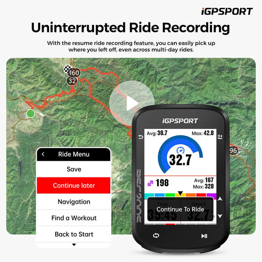GPS Bike Computer - BSC200S | Type-C, 25H Battery, Power Meter, Di2 and Navigation Support - MADOVERBIKING -  iGPSPORT