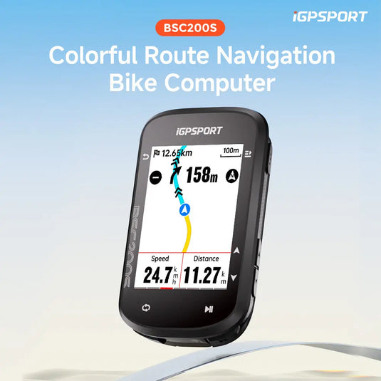 GPS Bike Computer - BSC200S | Type-C, 25H Battery, Power Meter, Di2 and Navigation Support - MADOVERBIKING -  iGPSPORT