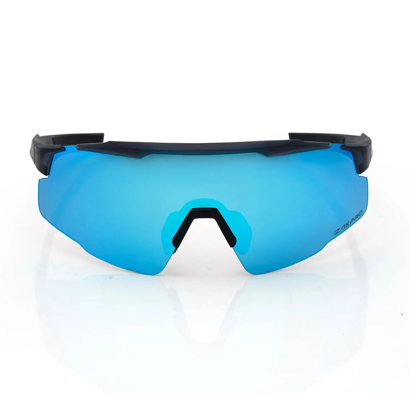 Load image into Gallery viewer, ZAKPRO SUNGLASSES | SKYTRIX-B - TR90, UV400 PROTECTION, ANTI-FOG, MULTIPLE LENSES (GREY)