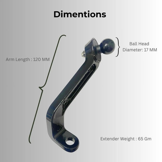 Mobile Phone Holder | JAW GRIP M8S-QR - Anti-Shake, 360 Rotation, Screw-Tight Fit for upto 7" Screens - MADOVERBIKING