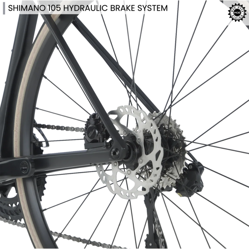 Load image into Gallery viewer, Roadmachine FIVE - Shimano 105 Di2 12 Speed (Grey/White) - MADOVERBIKING - BMC