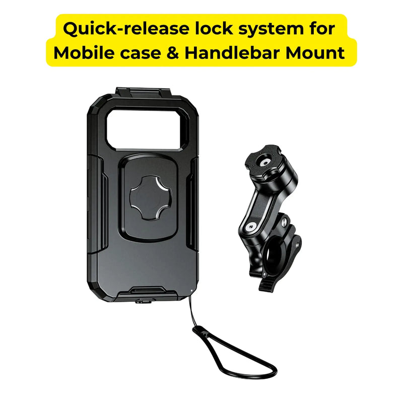 Load image into Gallery viewer, Mobile Phone Holder | M18L-QD - Waterproof, Quick Release, Ideal for Bikes & Bicycles - MADOVERBIKING