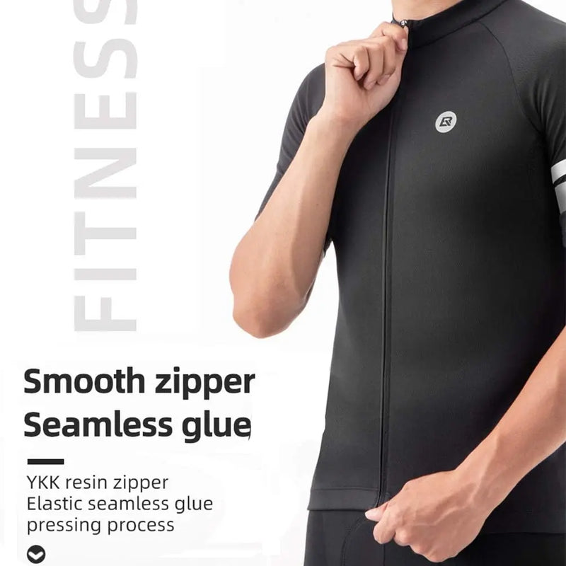 Load image into Gallery viewer, Unisex Cycling Jersey | Premium QuickDry Fabric, Short Sleeves & YKK Zipper ROCKBROS MADOVERBIKING