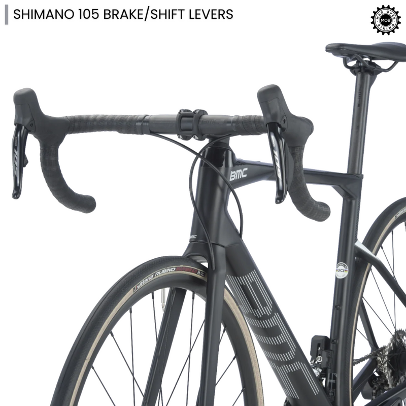 Load image into Gallery viewer, Roadmachine FIVE - Shimano 105 Di2 12 Speed (Grey/White) - MADOVERBIKING - BMC