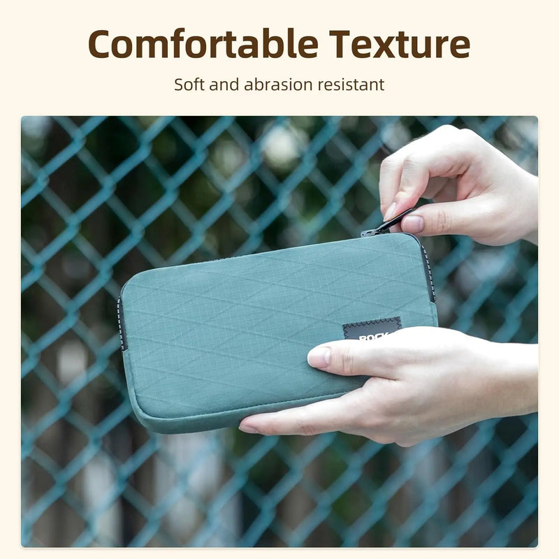 Load image into Gallery viewer, Mobile Pouch | Easy Storage for Cash/Phones with Mesh Pockets ROCKBROS MADOVERBIKING