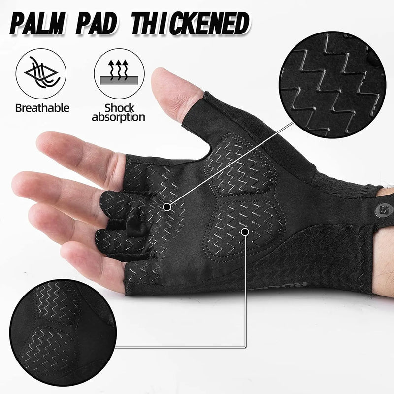 Load image into Gallery viewer, Cycling Gloves | Gel Padded Half Finger Gloves - Unisex ROCKBROS MADOVERBIKING