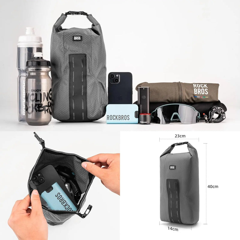 Load image into Gallery viewer, Fork Rack Bag | Waterproof TPU Based Fabric - 4L Capacity ROCKBROS MADOVERBIKING