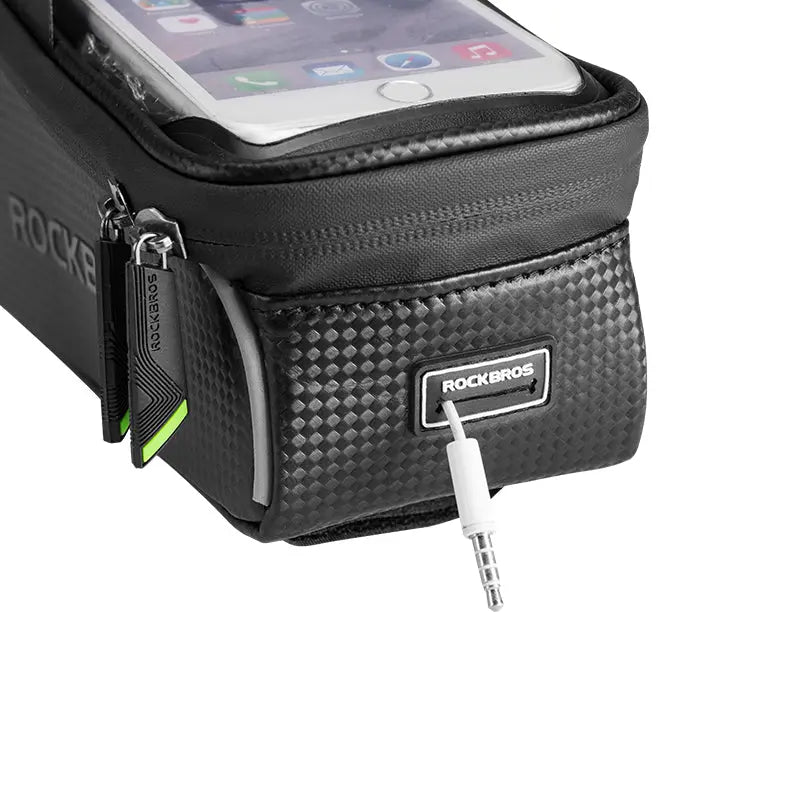 Load image into Gallery viewer, Top Tube Bag | Waterproof & Compatible with Phones upto 6.5" ROCKBROS MADOVERBIKING