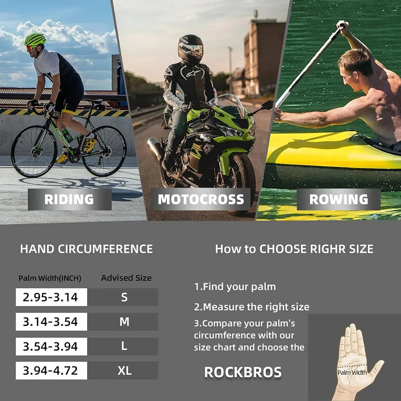 Load image into Gallery viewer, Cycling Gloves | Gel Padded Half Finger Gloves - Unisex ROCKBROS MADOVERBIKING