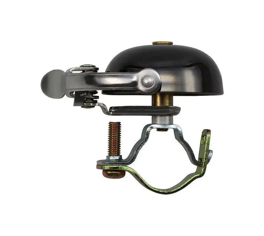 Crane Suzu Mini Steel Band Mount Bell (Neo Black) - MADOVERBIKING -  CRANE BELLS