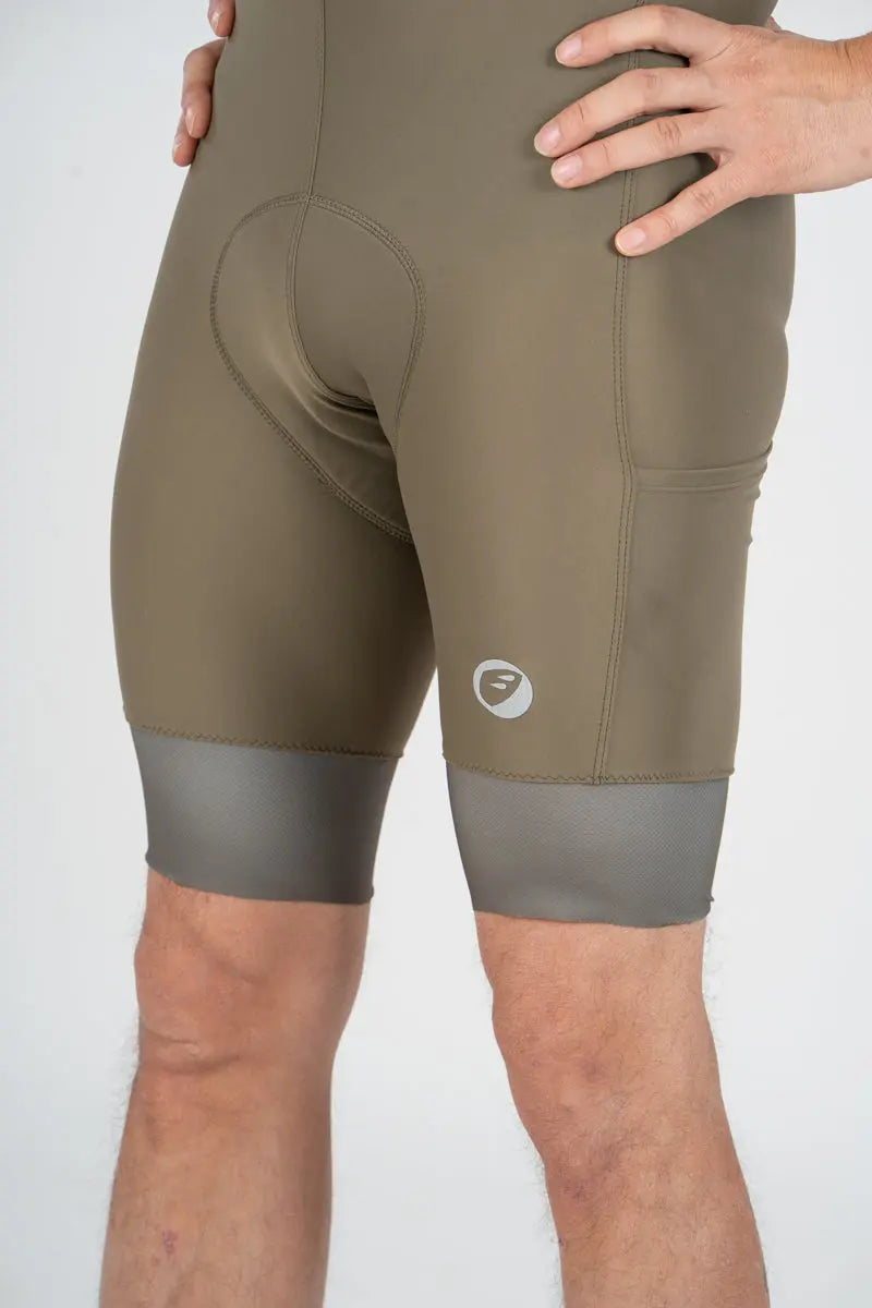 Load image into Gallery viewer, APACE Cycling Bib Shorts | Tourer Endurance | Moss | Mens