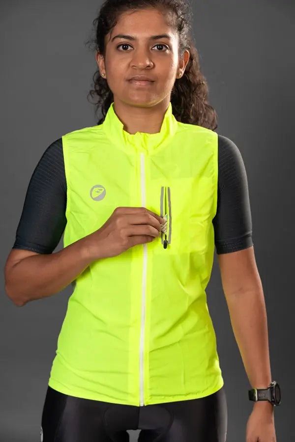 Load image into Gallery viewer, Apace Cycling Jacket | Gilet Sleeveless | Neon