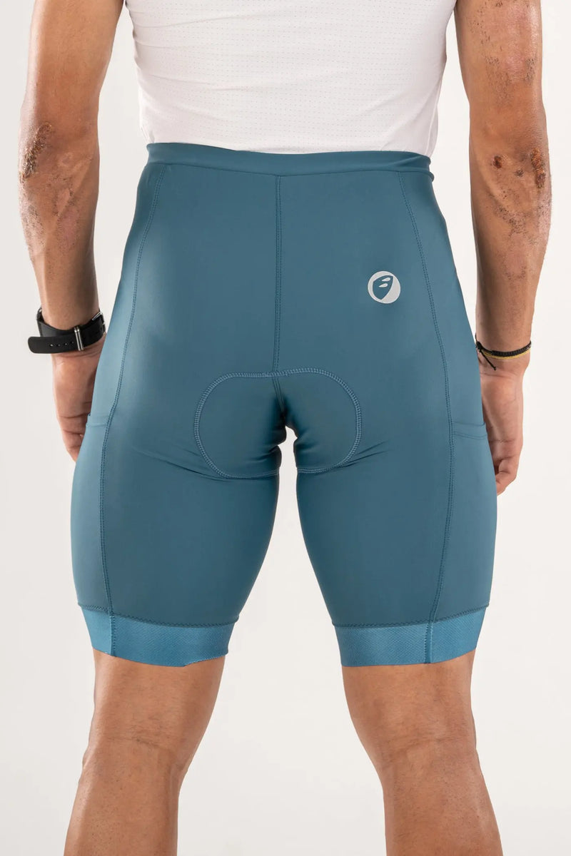 Load image into Gallery viewer, Apace Mens Cycling | Endurance Bibless shorts | Evolve | Teal Prima