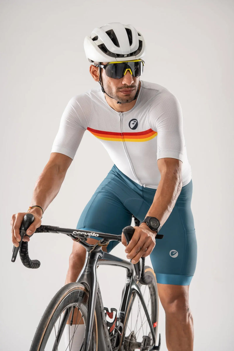 Load image into Gallery viewer, Apace Mens Cycling | Endurance Bibless shorts | Evolve | Teal Prima