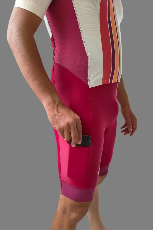 Apace Mens Triathlon | Butterfly Trisuit | Ruby