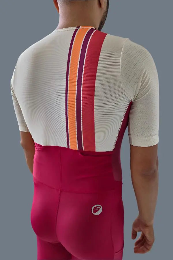 Load image into Gallery viewer, Apace Mens Triathlon | Butterfly Trisuit | Ruby