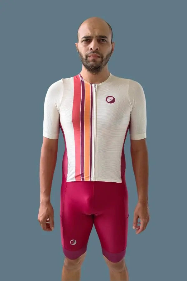 Load image into Gallery viewer, Apace Mens Triathlon | Butterfly Trisuit | Ruby