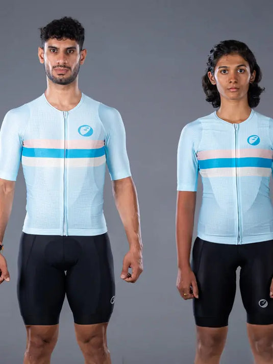 Apace Unisex Cycling | Elite fit Jersey | Ice