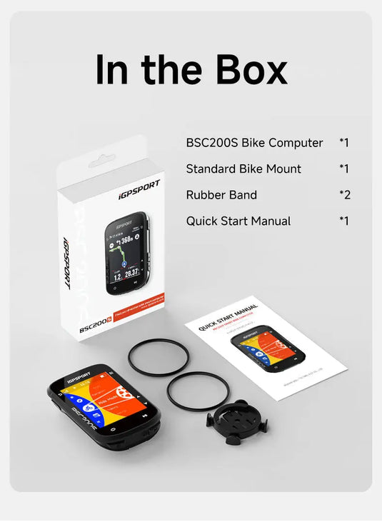 GPS Bike Computer - BSC200S | Type-C, 25H Battery, Power Meter, Di2 and Navigation Support - MADOVERBIKING -  iGPSPORT