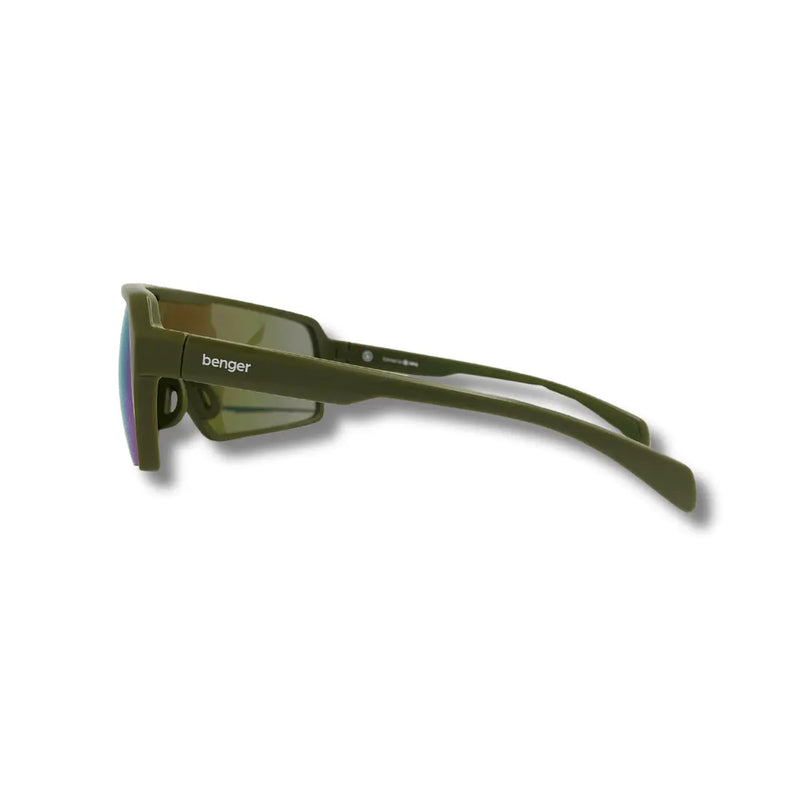 Load image into Gallery viewer, Benger Sunglasses Mat Bottle Green