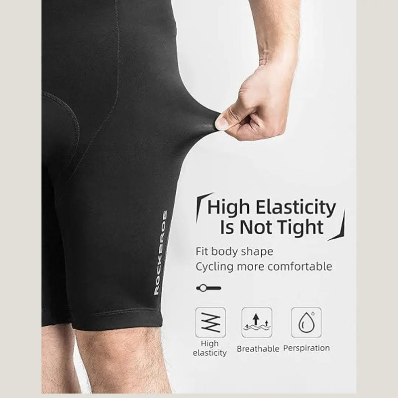 Load image into Gallery viewer, Men's Cycling | Bib Shorts - 3D Shock Absorption Pad & Anti-Slip Strips ROCKBROS MADOVERBIKING