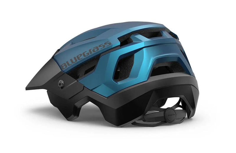 Load image into Gallery viewer, Bluegrass Rouge MTB Cycling Helmet (Blue Metallic,Off-White/Matt)