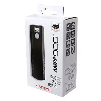 Bicycle Front Light - AMPP900 - MADOVERBIKING -  CATEYE