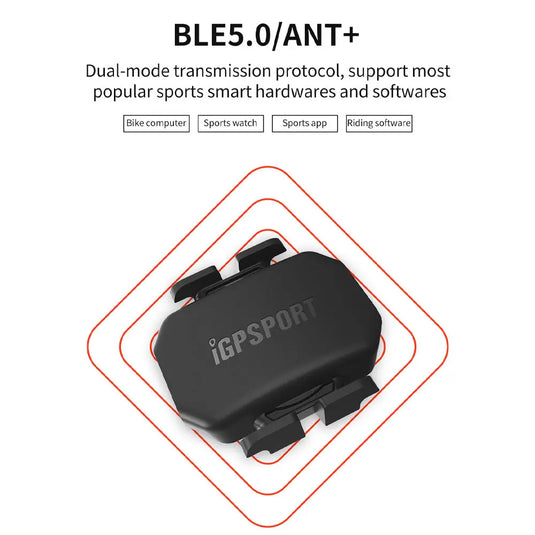 Cadence Sensor - CAD70 | ANT+ & Bluetooth (RPM) for Bike Computers, Android & Iphones